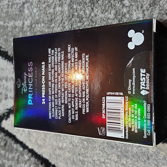 DISNEY PRINCESS SHIMMER LIP GLOSS MOLDED SHAPED LIP BALM NAIL-SET SHAKER… - Picture 4 of 15